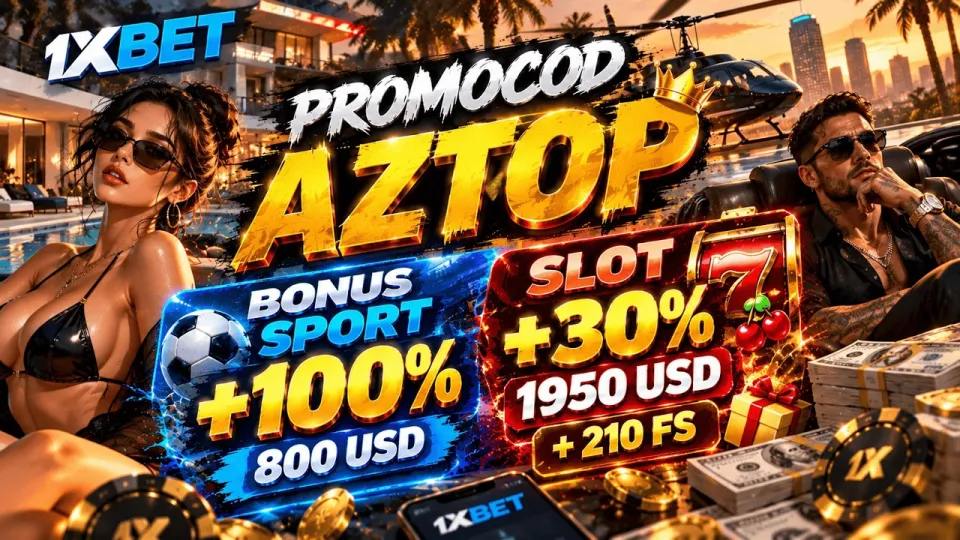 Which 1xbet promo code gives more value AZTOP with sports and slots bonuses or a plain sign-up offer